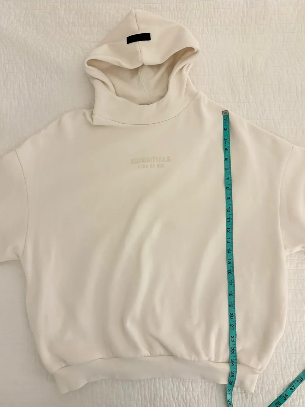 Fear of God Essentials Cloud Dancer Hoodie